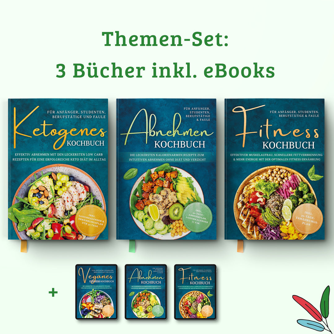Abnehmen Kochbuch für Anfänger, Studenten, Berufstätige & Faule: Die leckersten kalorienarmen Rezepte zum intuitiven Abnehmen ohne Diät und Verzicht