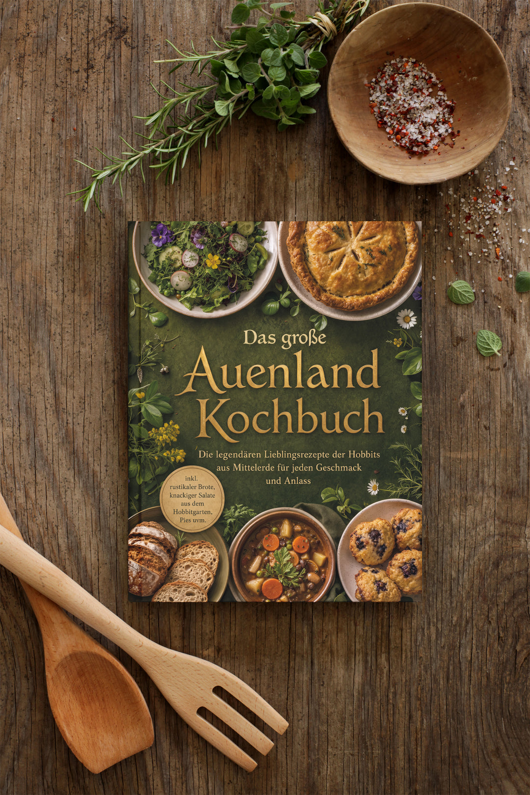 Das große Auenland Kochbuch: Die legendären Lieblingsrezepte der Hobbits aus Mittelerde für jeden Geschmack und Anlass