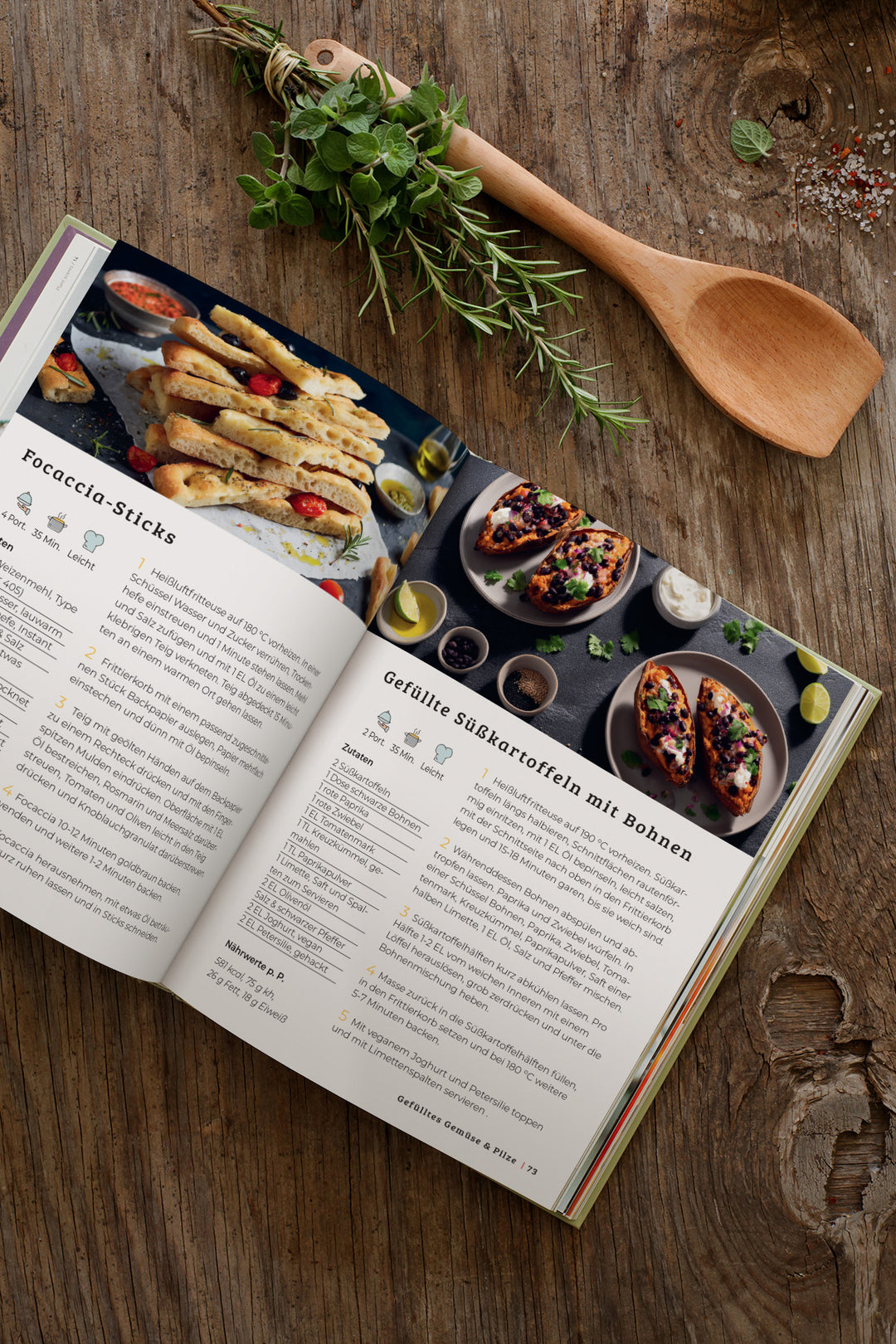 Heißluftfritteuse Kochbuch VEGAN: Die leckersten veganen Airfryer Rezepte für eine gesunde Ernährung im Alltag