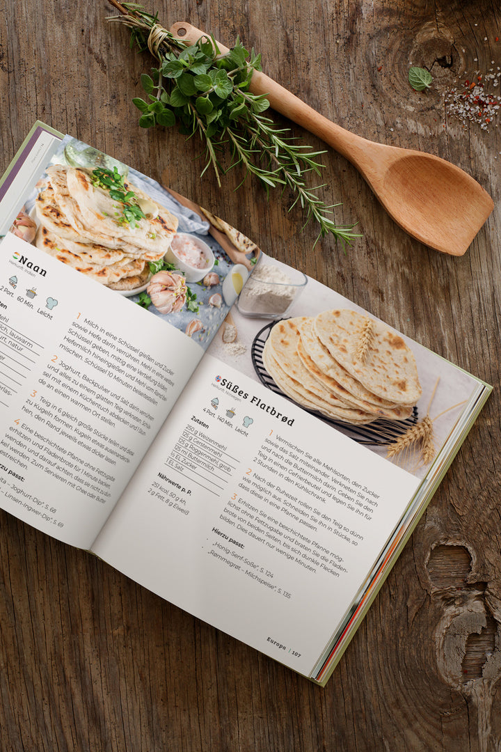 Fladenbrot Kochbuch: Die leckersten internationalen Fladenbrot Rezepte für Ihre kulinarische Weltreise