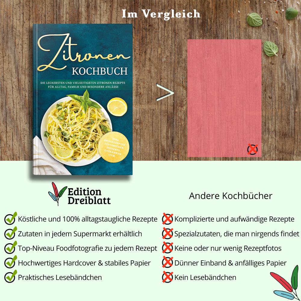 Zitronen Kochbuch: Die leckersten und vielseitigsten Zitronen Rezepte für Alltag, Familie und besondere Anlässe