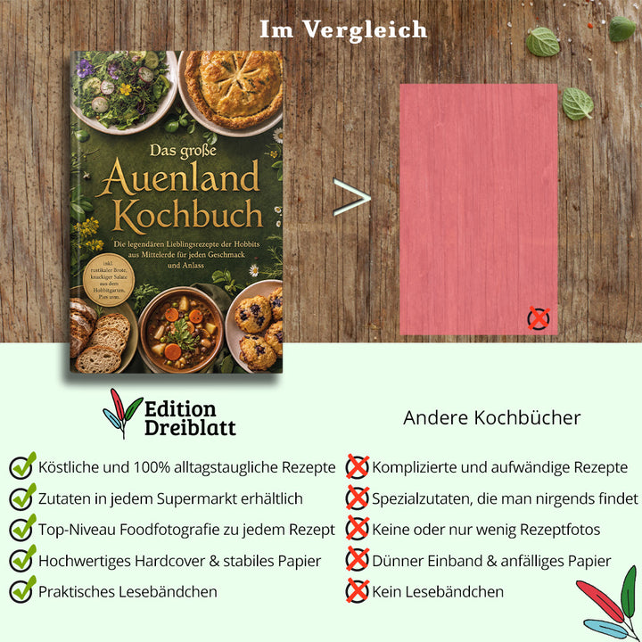 Das große Auenland Kochbuch: Die legendären Lieblingsrezepte der Hobbits aus Mittelerde für jeden Geschmack und Anlass