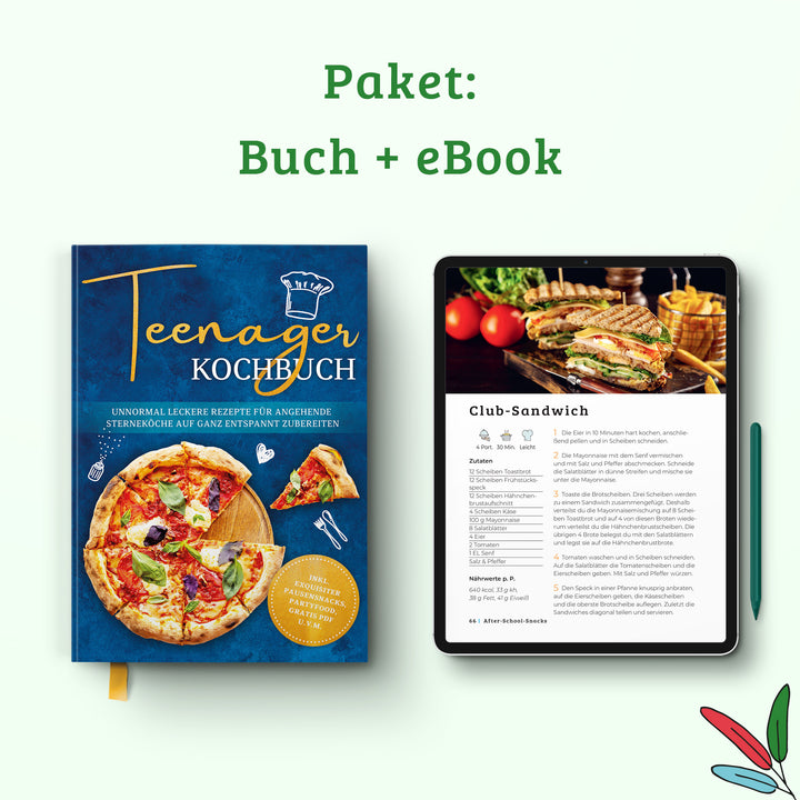 Teenager Kochbuch: Unnormal leckere Rezepte für angehende Sterneköche auf ganz entspannt zubereiten