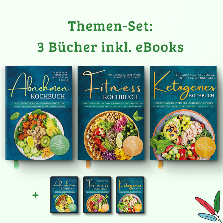 Fitness Kochbuch für Anfänger, Studenten, Berufstätige & Faule: Effektiver Muskelaufbau, schnellere Fettverbrennung und mehr Energie mit der optimalen Fitness Ernährung