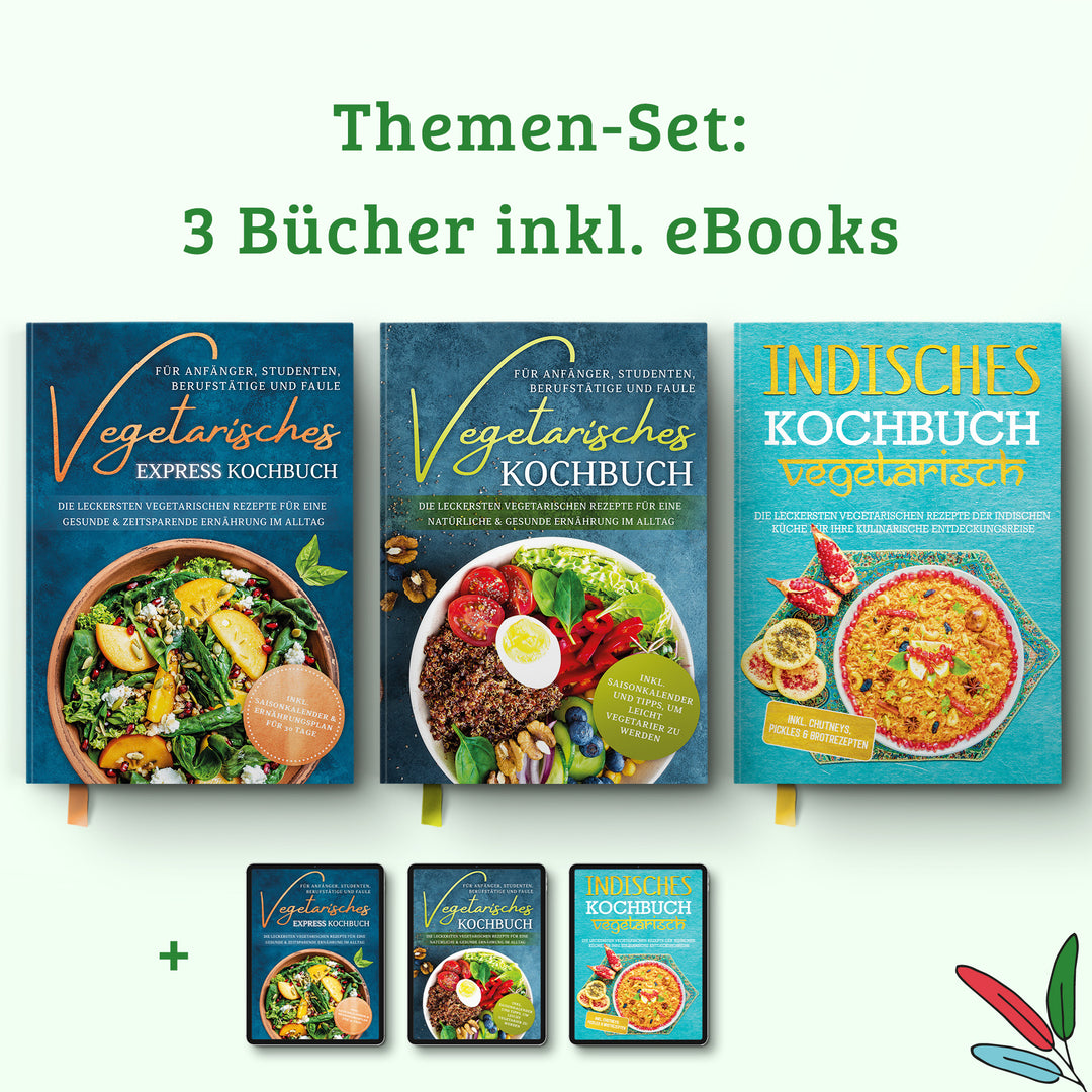 Vegetarisches Kochbuch für Anfänger, Studenten, Berufstätige und Faule: Die leckersten vegetarischen Rezepte für eine natürliche & gesunde Ernährung im Alltag