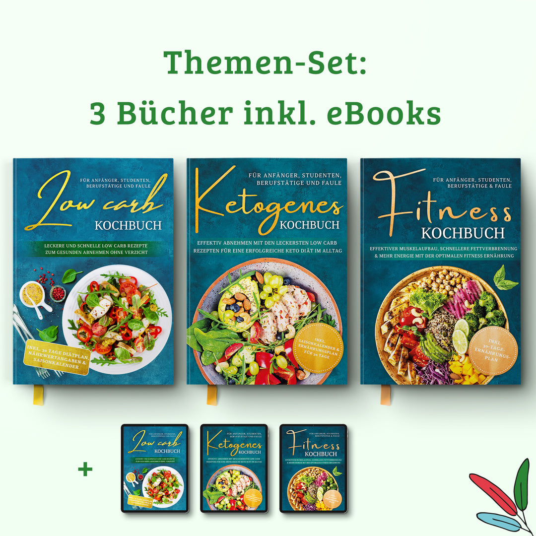Ketogenes Kochbuch für Anfänger, Studenten, Berufstätige & Faule: Effektiv abnehmen mit den leckersten Low Carb Rezepten für eine erfolgreiche Keto Diät im Alltag