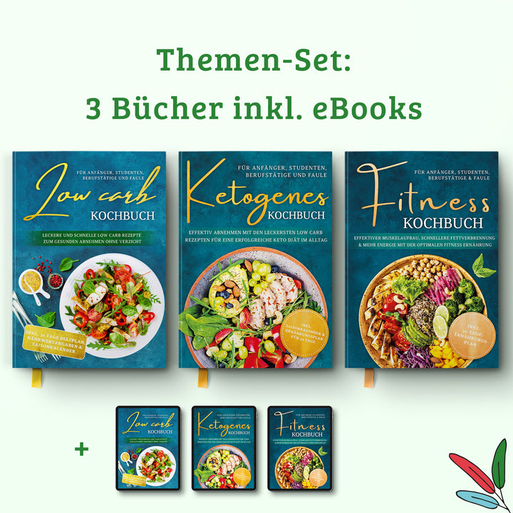 Ketogenes Kochbuch für Anfänger, Studenten, Berufstätige & Faule: Effektiv abnehmen mit den leckersten Low Carb Rezepten für eine erfolgreiche Keto Diät im Alltag