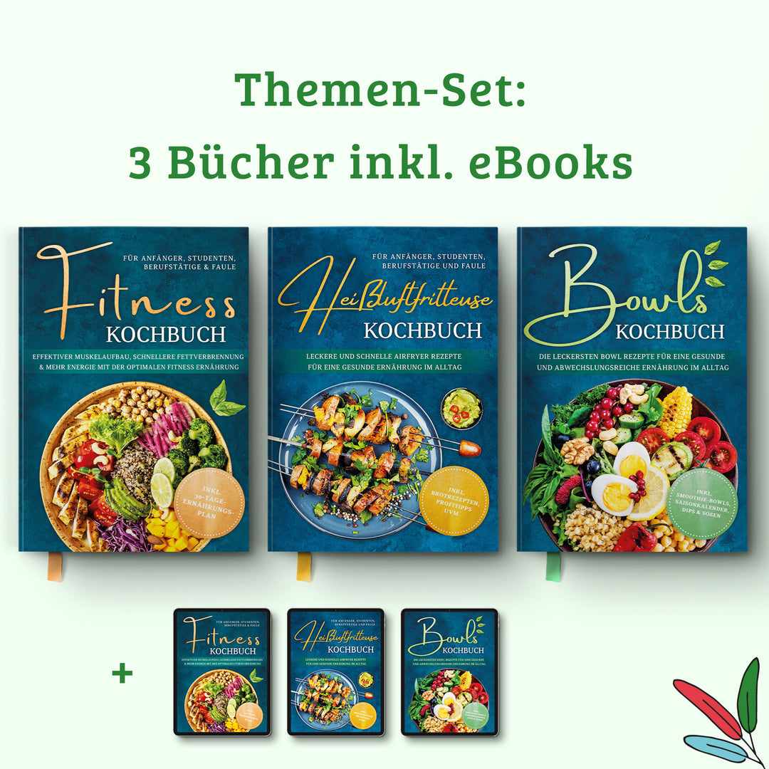 Heißluftfritteuse Kochbuch für Anfänger, Studenten, Berufstätige & Faule: Leckere und schnelle Airfryer Rezepte für eine gesunde Ernährung im Alltag