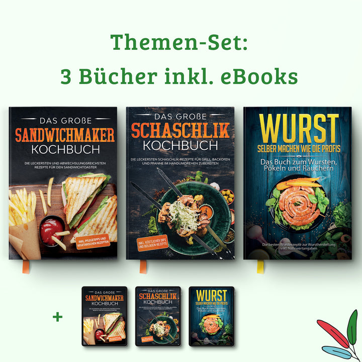 Das große Schaschlik Kochbuch: Die leckersten Schaschlik-Rezepte für Grill, Backofen und Pfanne im Handumdrehen zubereiten