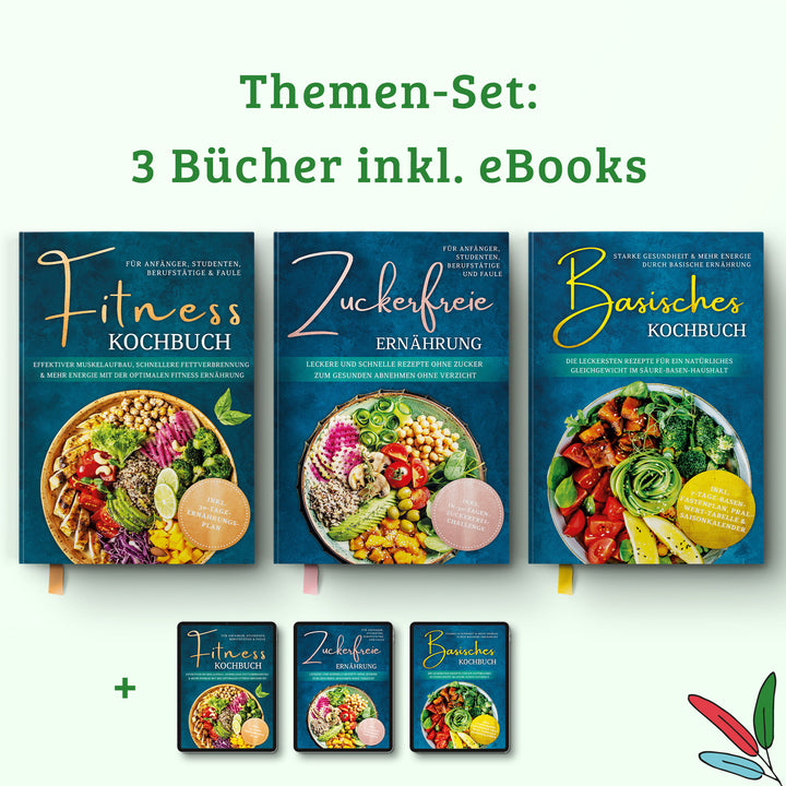 Zuckerfreie Ernährung für Anfänger, Studenten, Berufstätige & Faule: Leckere und schnelle Rezepte ohne Zucker zum gesunden Abnehmen ohne Verzicht