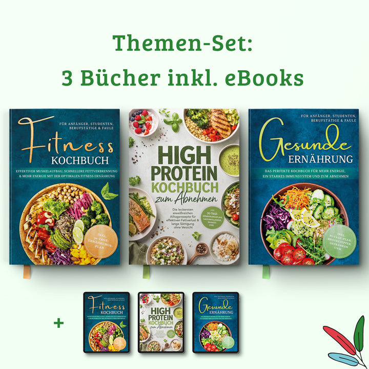 High Protein Kochbuch zum Abnehmen: Die leckersten eiweißreichen Alltagsrezepte für effektiven Fettverlust & lange Sättigung ohne Verzicht