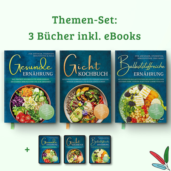 Gicht Kochbuch: Schnelle & einfache entzündungshemmende Rezepte für weniger Harnsäure, weniger Schmerzen und bessere Beweglichkeit im Alltag