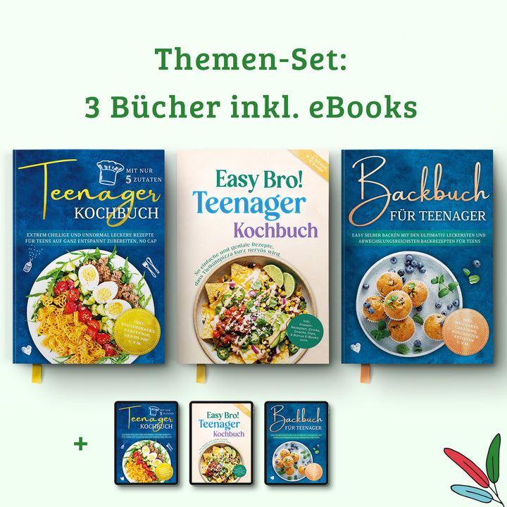 Teenager Kochbuch - Easy Bro: So einfache und geniale Rezepte, dass Tiefkühlpizza kurz nervös wird - inkl. Protein-Rezepten, Drinks, Snacks, Dips, 5 Bonus E-Books uvm.
