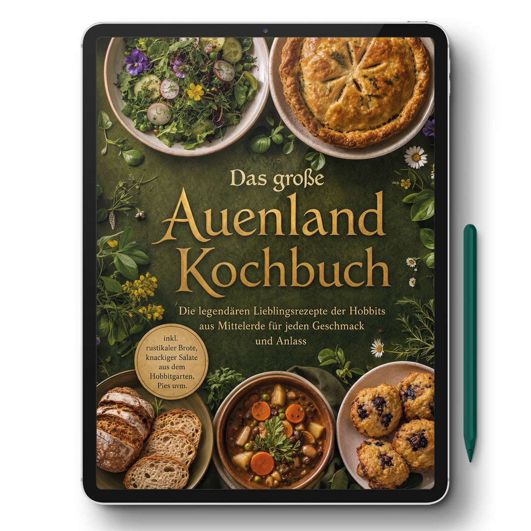 Das große Auenland Kochbuch: Die legendären Lieblingsrezepte der Hobbits aus Mittelerde für jeden Geschmack und Anlass
