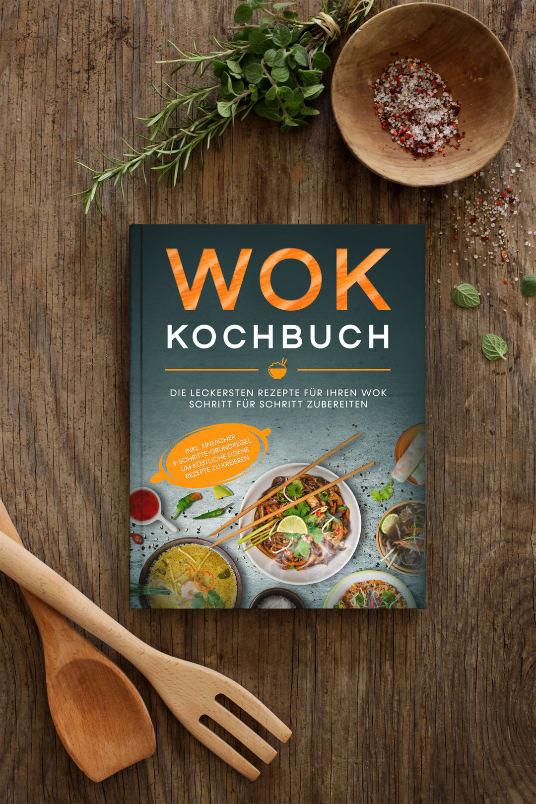 Wok Kochbuch: Die leckersten Rezepte für Ihren Wok Schritt für Schritt zubereiten
