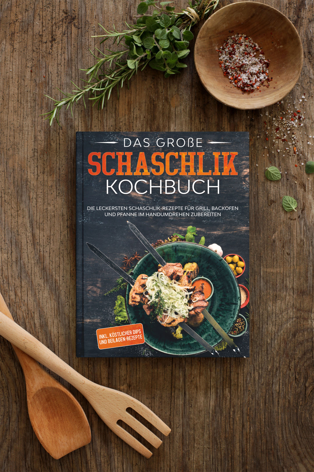 Das große Schaschlik Kochbuch: Die leckersten Schaschlik-Rezepte für Grill, Backofen & Pfanne im Handumdrehen zubereiten