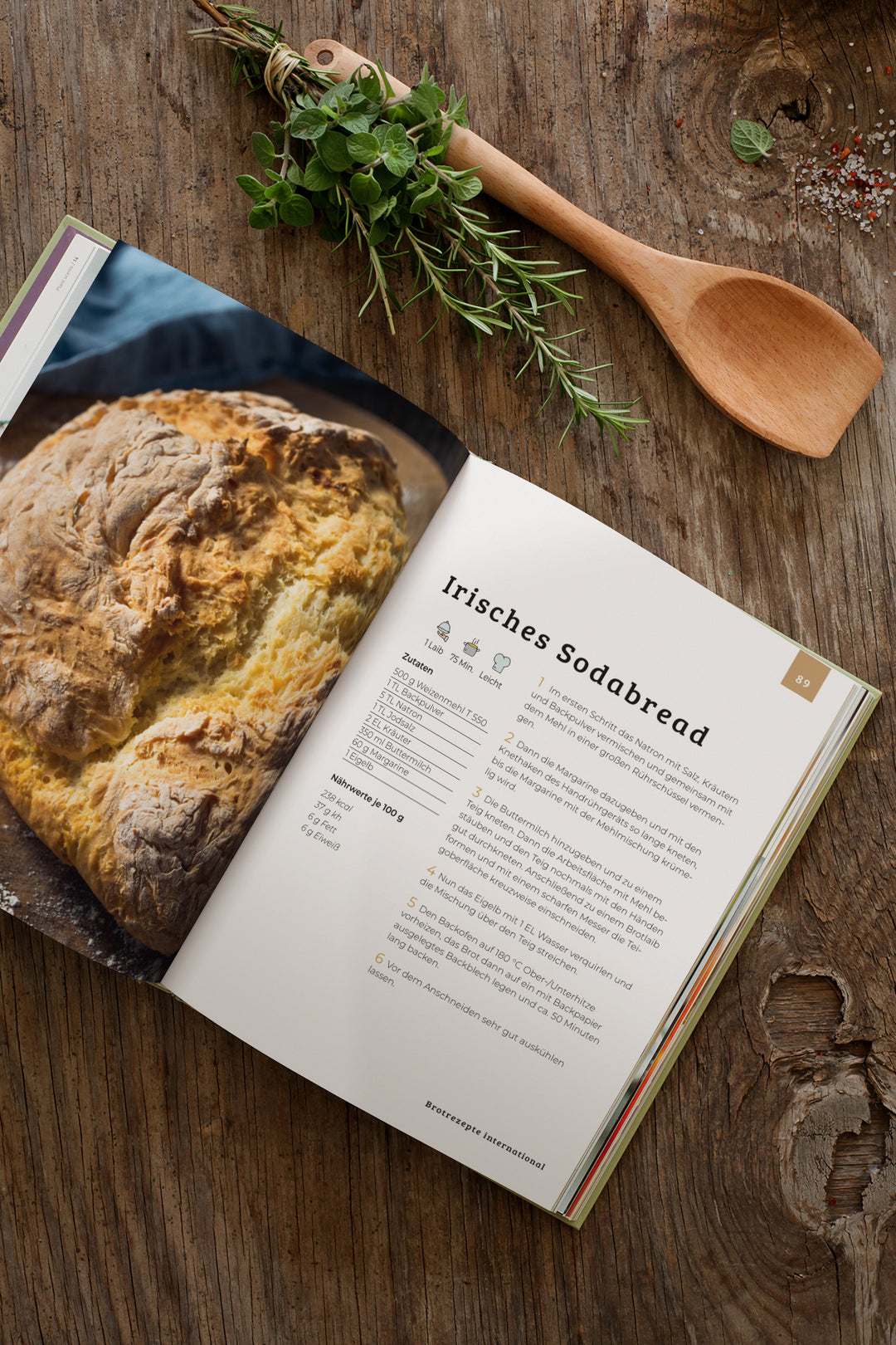 Brot backen für Beginner: Die leckersten Rezepte für gesundes und natürliches Brot mit Hefe- oder Sauerteig zum Selbermachen