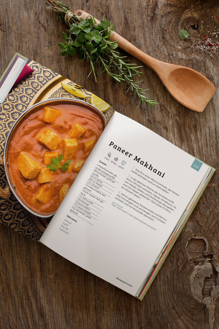 Indisches Kochbuch - vegetarisch: Die leckersten vegetarischen Rezepte der indischen Küche für Ihre kulinarische Entdeckungsreise